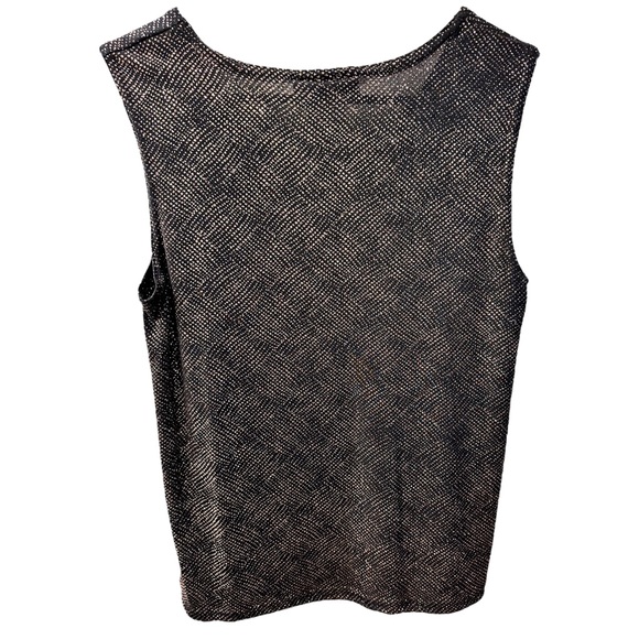 Connected Top Cold Shoulder Party Shiny Glitzy Metallic Cocktail Party Medium - Picture 6 of 15